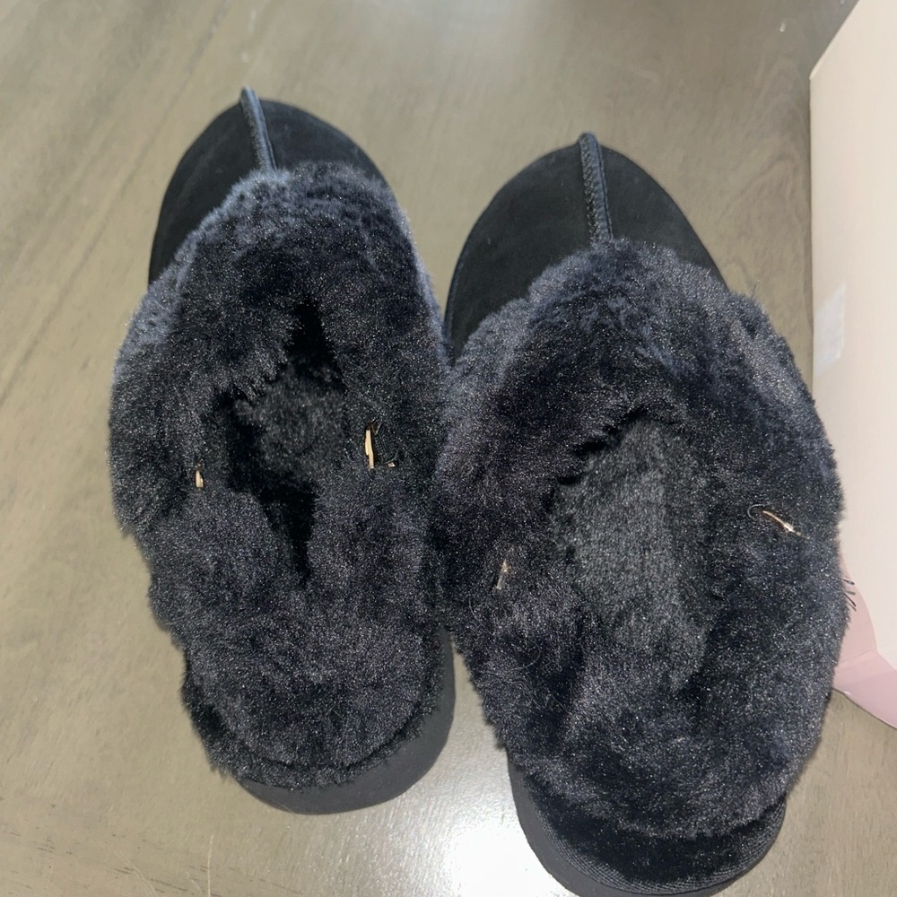 Stelle genuine suede platform slippers size 7 - Picture 3 of 8